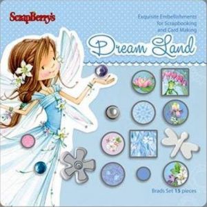 Ćwieki dekoracyjne ScrapBerry's Dream Land 1, 15szt